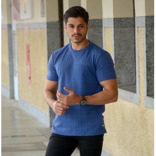 CAMISA TRICOT AZUL DENNI