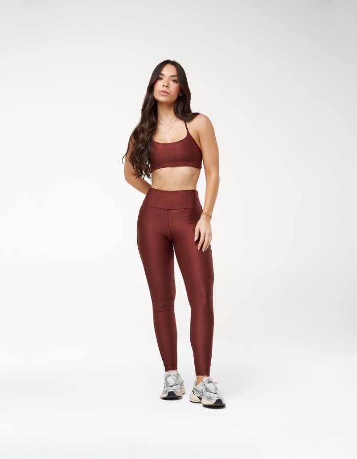 CONJUNTO DE CALÇA CANELADO