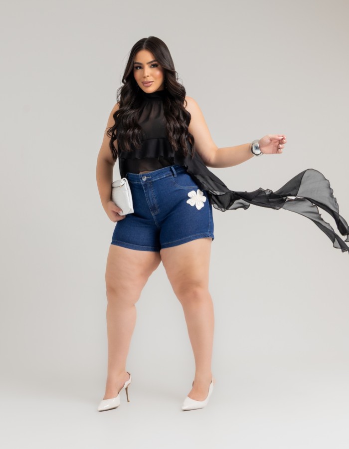 SHORT FEM PLUS LYCRA