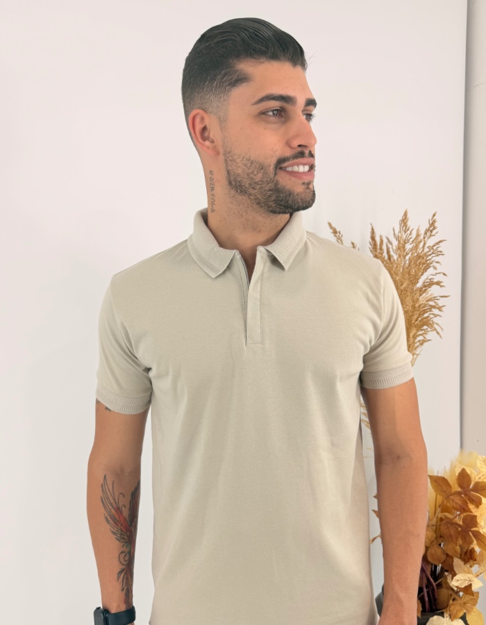 GOLA POLO ZIPER EMBUTIDO PREMIUM