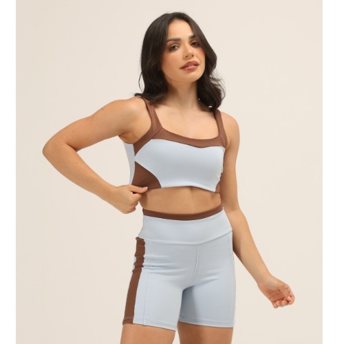 CONJUNTO SHORT BICOLOR