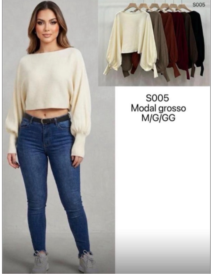 A blusa modal grosso