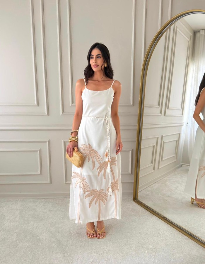 VESTIDO MIDI COQUEIRO