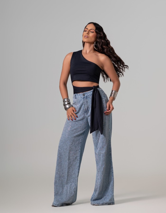BLUSA OMBRO ÚNICO 