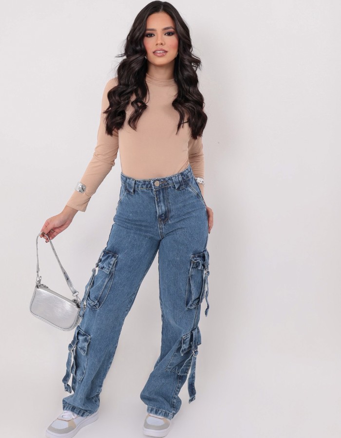 CALÇA JEANS ESCURO