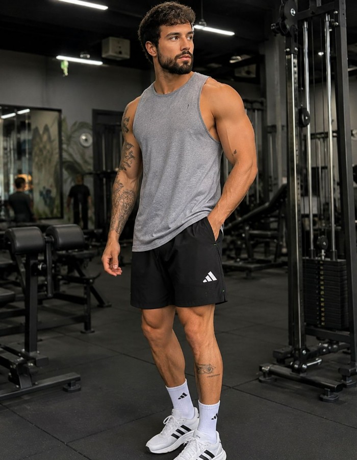 SHORT BOLSO LASER MASCULINO