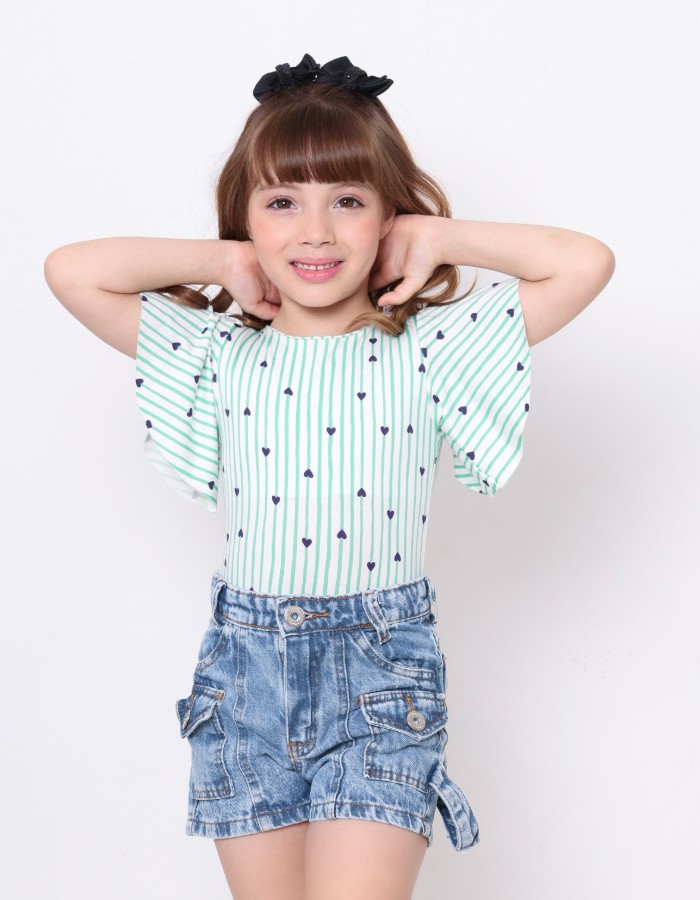SHORT JEANS INFANTIL DESGRADEADO
