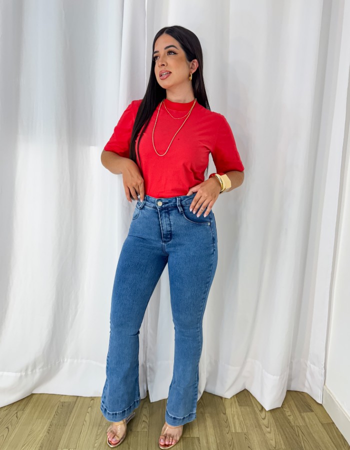 CALÇA FLARE CLARA