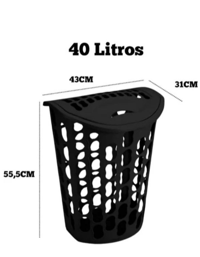 CESTO C/TAMPA 40L
