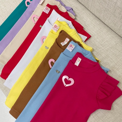 T-SHIRT RIBANA BABADO LAÍS MENINA
