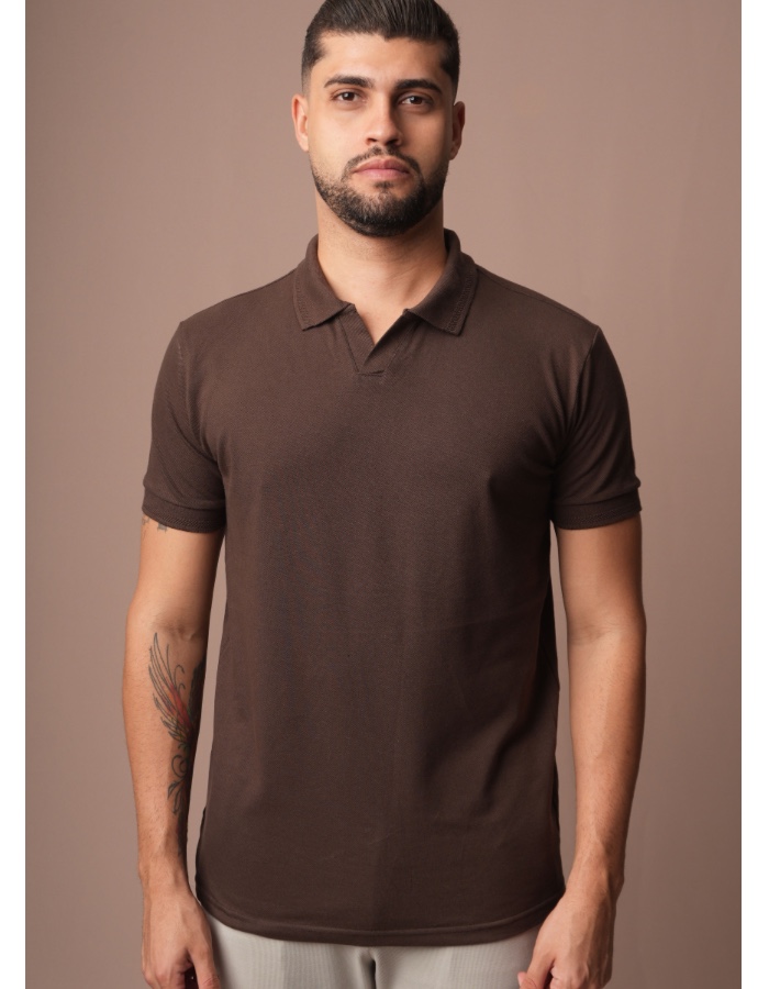 GOLA POLO V PIQUET 95% ALGODÃO 5% ELASTANO