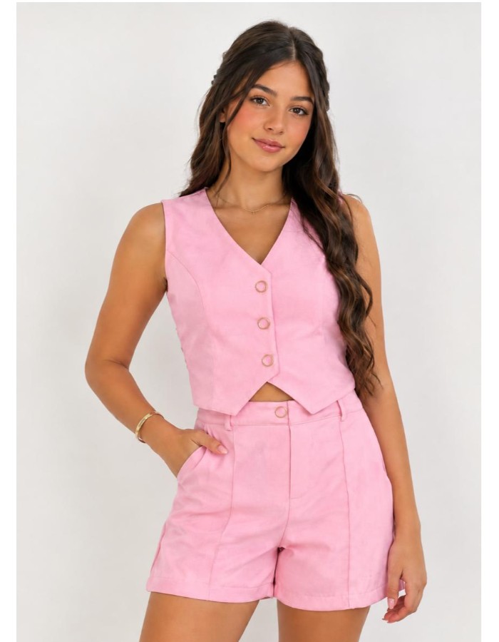 JUVENIL - CONJUNTO DE SHORT COM COLETE