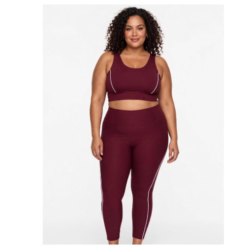 conjunto top e calça com friso