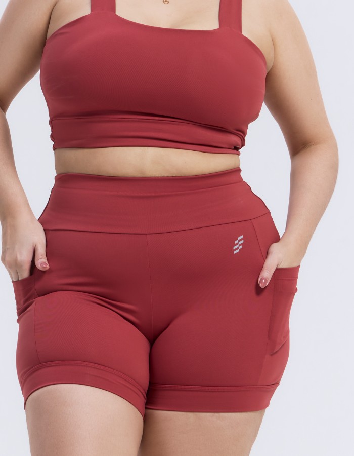 SHORT MAXXI PLUS SIZE C/BOLSO