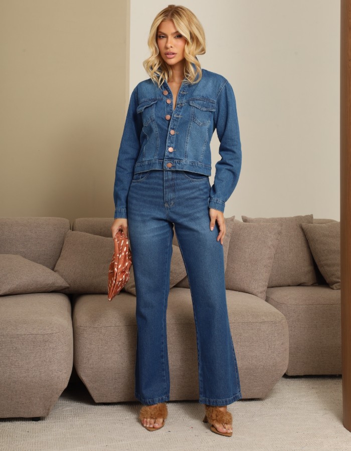 CALÇA SLIM 100%