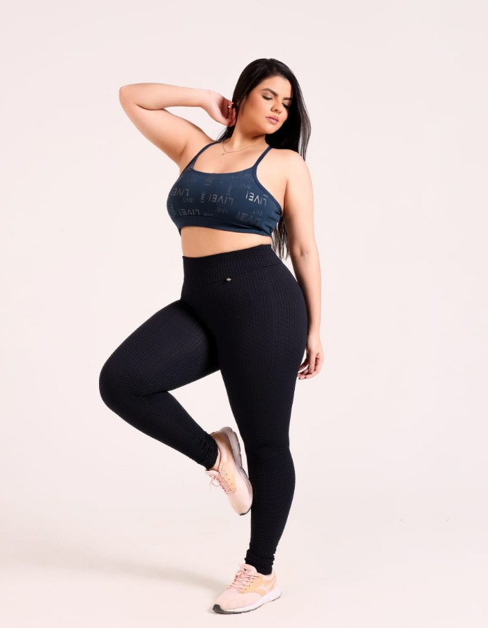 CALÇA INTEIRA PLUS BROCADA