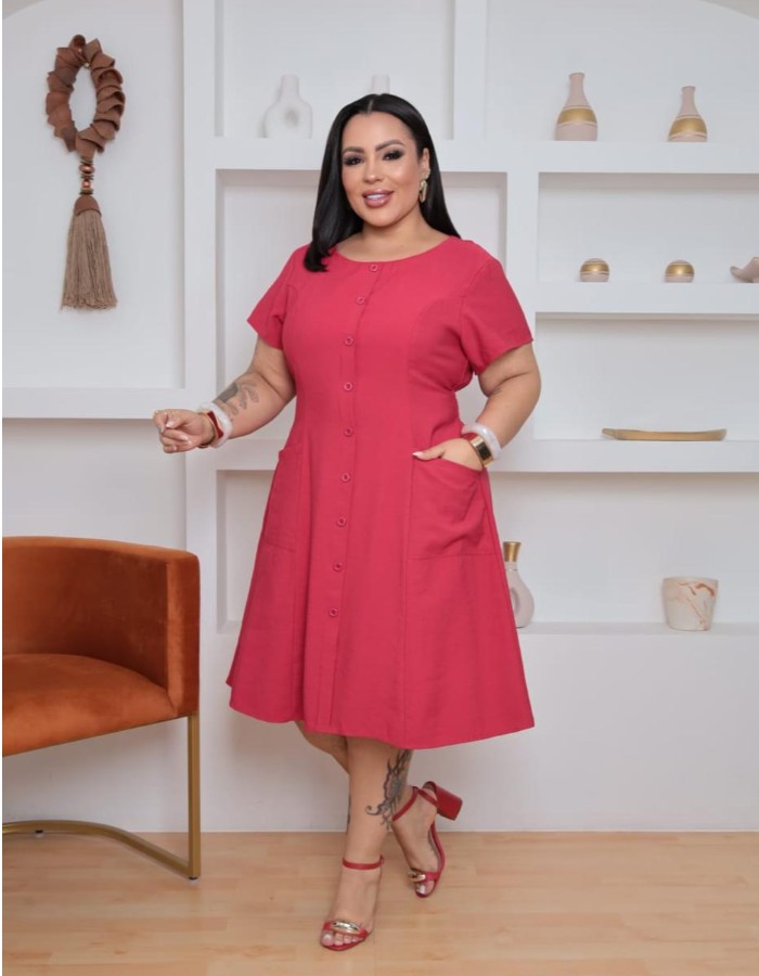 Vestido Plus Emilia