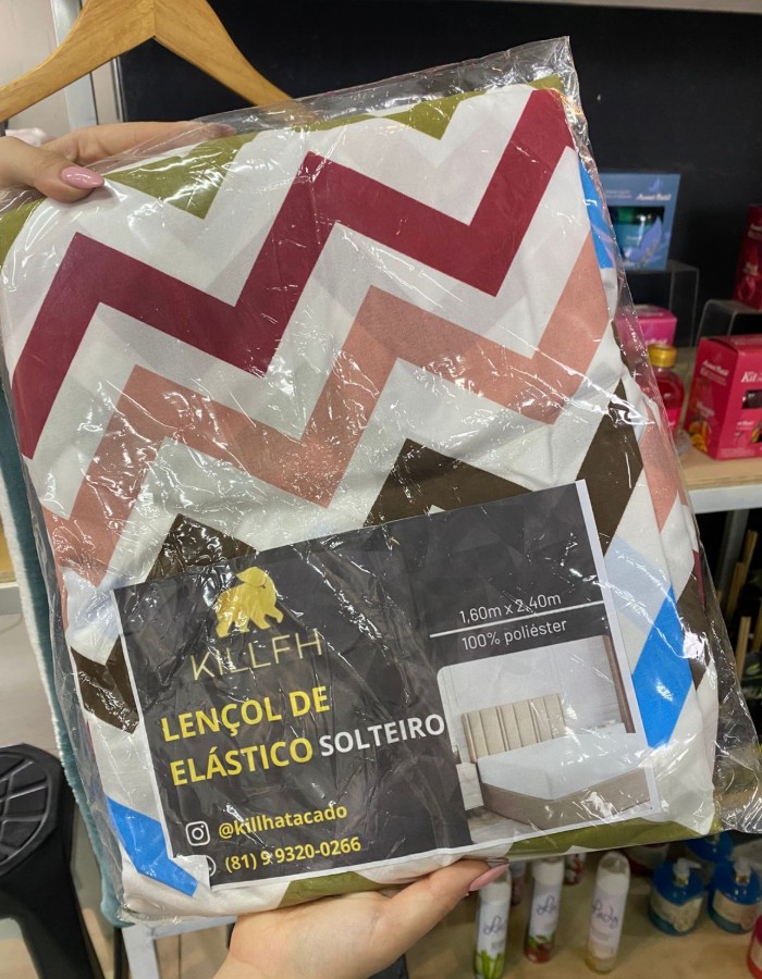 LENÇOL DE ELASTICO SOLTEIRO ESTAMPADO