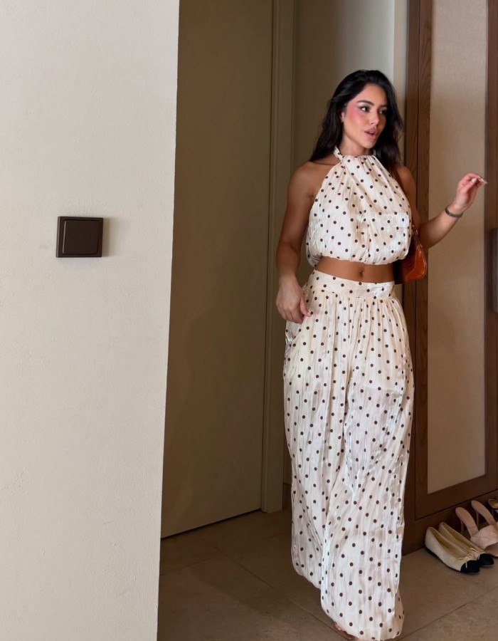 BLUSA BALONÊ + CALÇA ALADIN POÁ