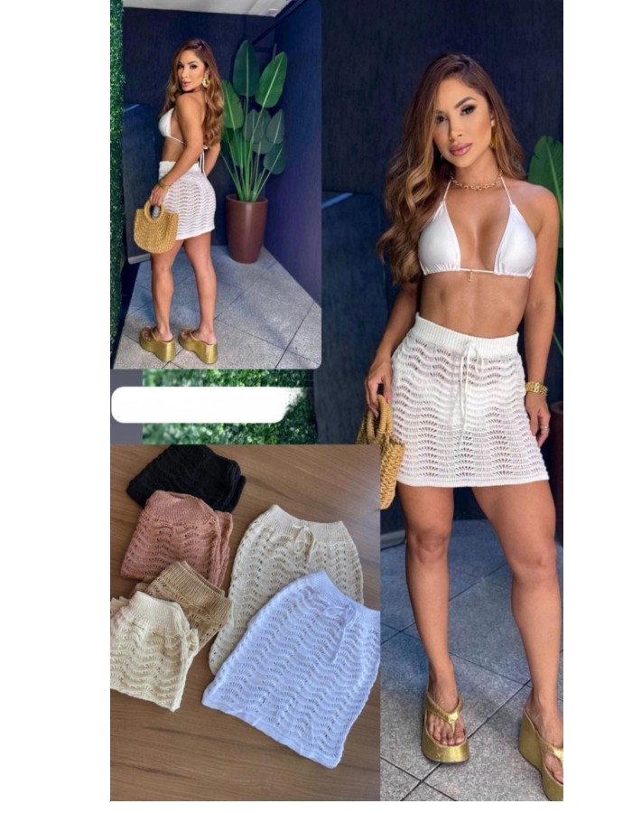SAIA DE TRICO R$ 35,00