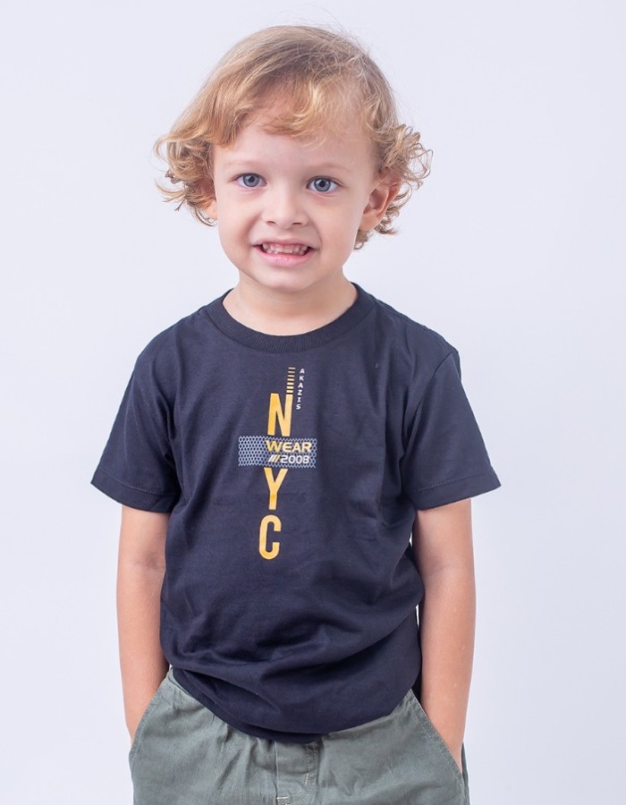 CAMISA BASICA ESTAMPADA  2 AO 8