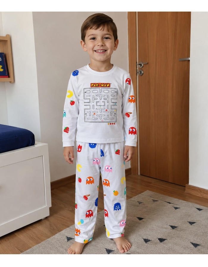 PIJAMA MANGA LONGA SUEDE