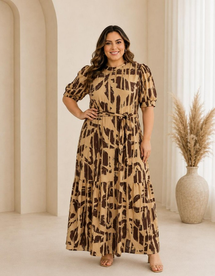 VESTIDO LONGO GG