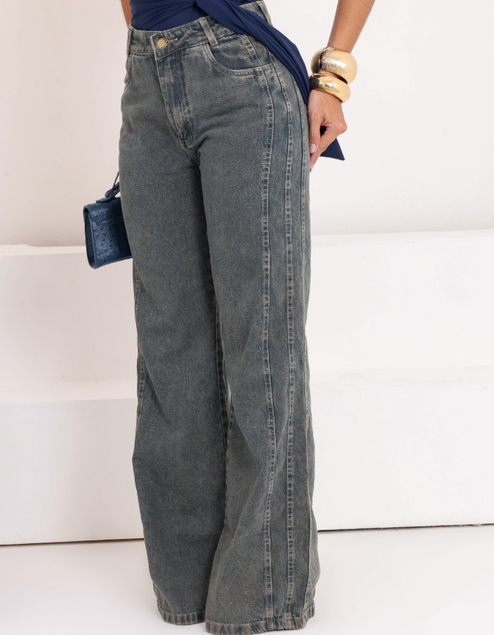 CALÇA DETALHE RETO