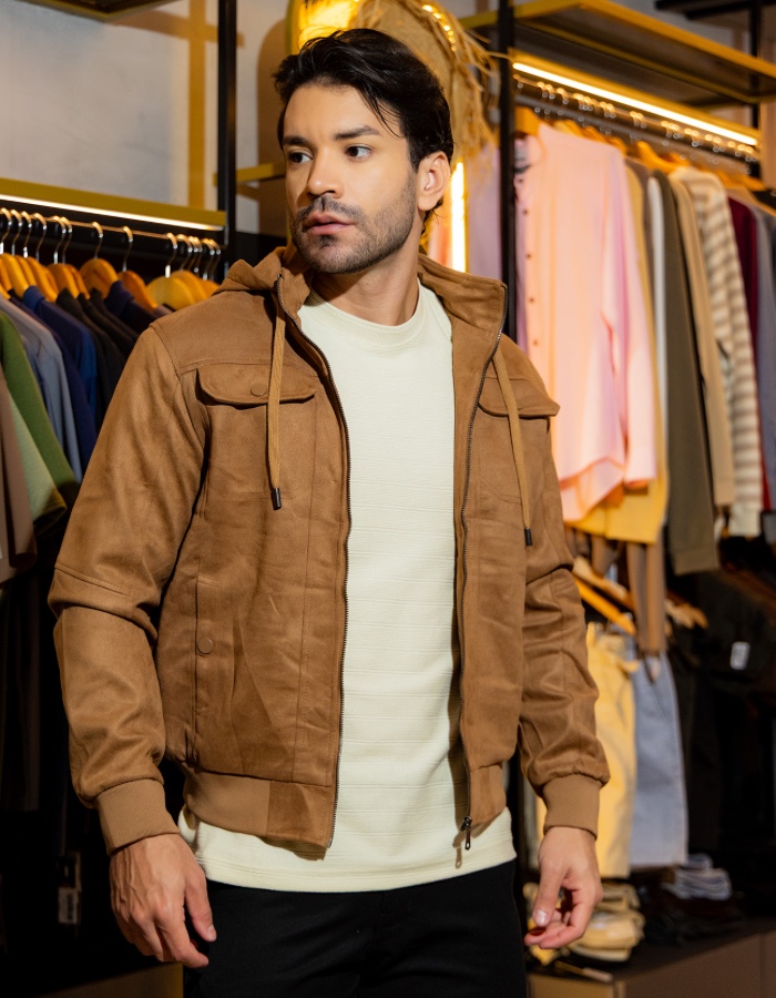 JAQUETA BOMBER URBAN SUEDE