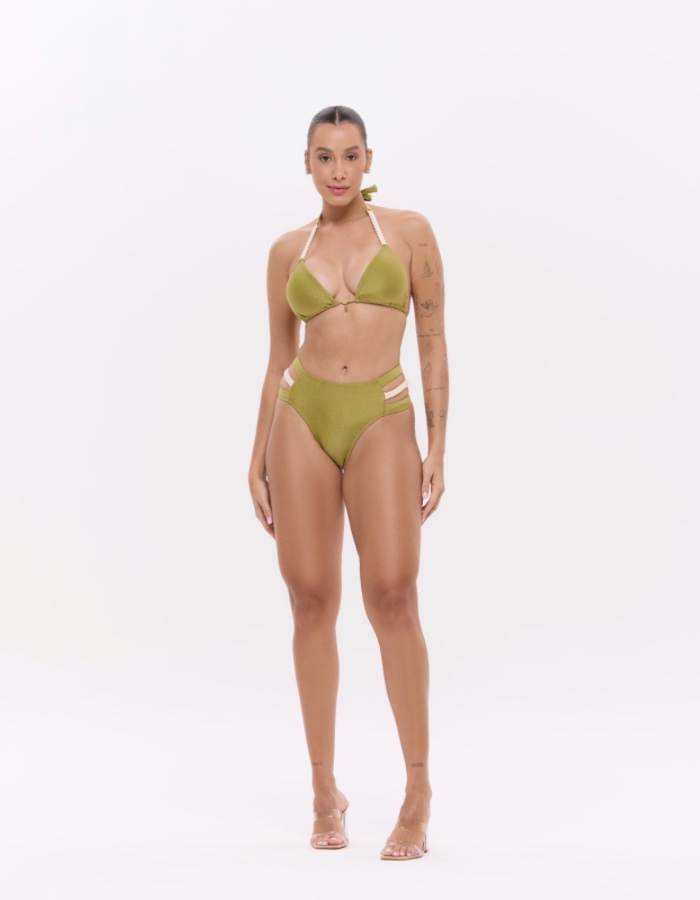 Biquini hot pant lateral cordas