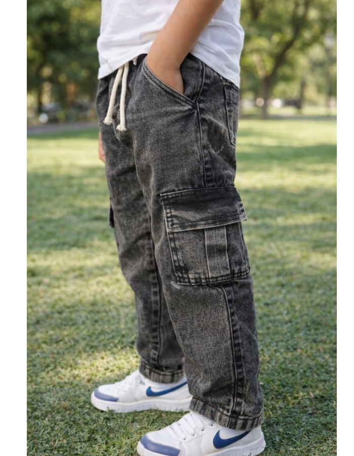 Calça cargo masculina juvenil 