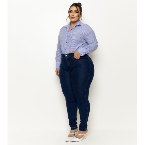 CALÇA SKINNY AMACIADA 