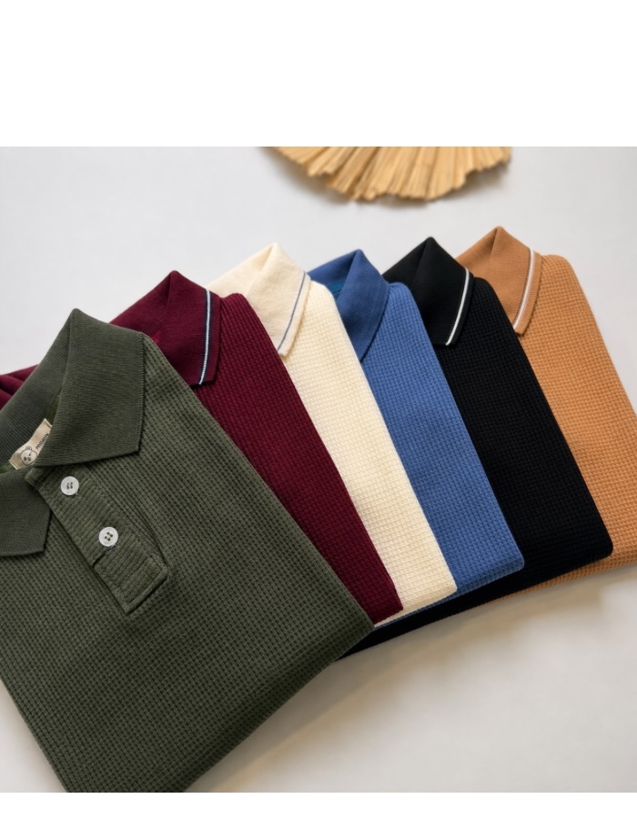 Polo texturizada sem marca 