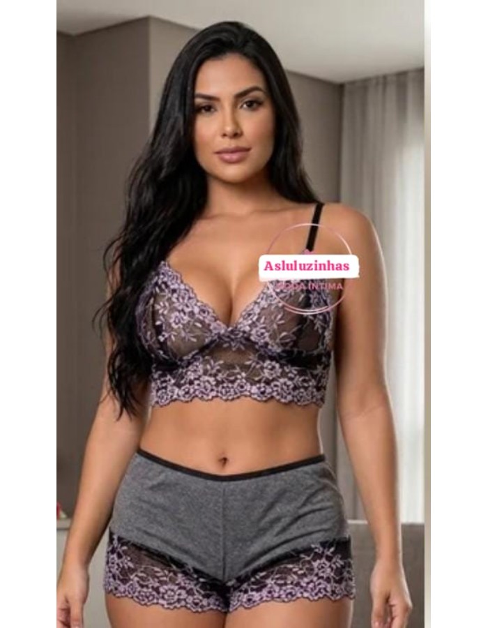 CONJUNTO RENDA SHORT