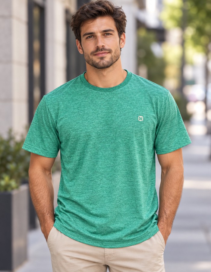 CAMISA MESCLADA BÁSICA 
