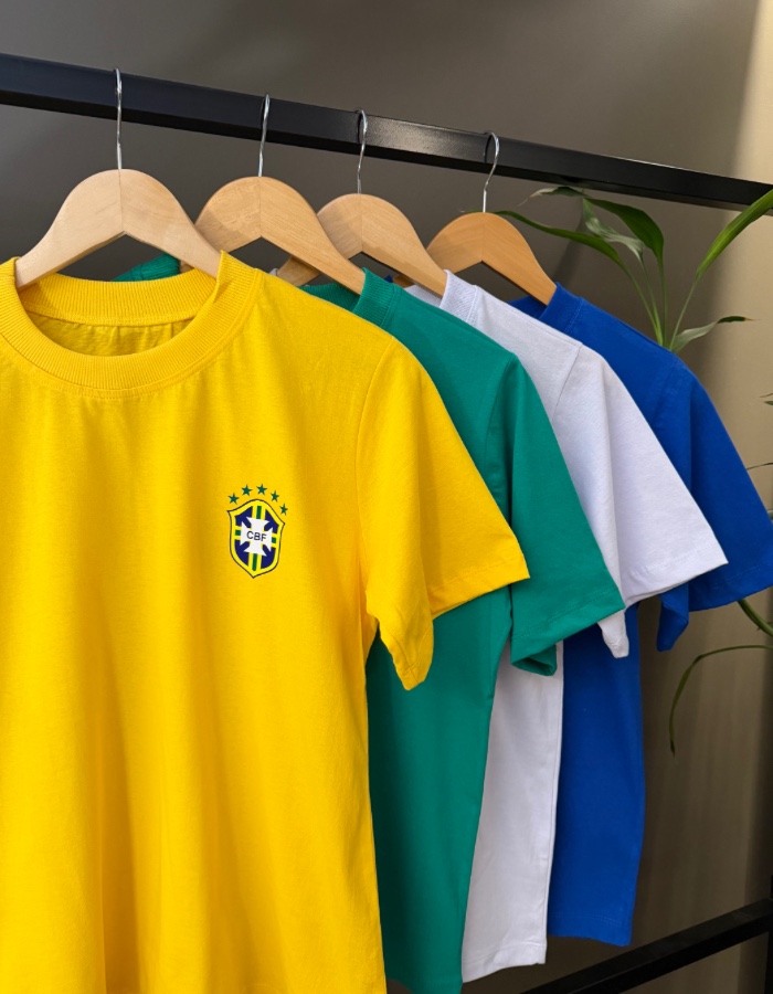 T-SHIRT BRASIL BRASAO PEITO