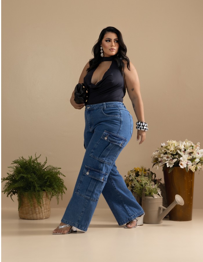 CALÇA PLUS 100% 