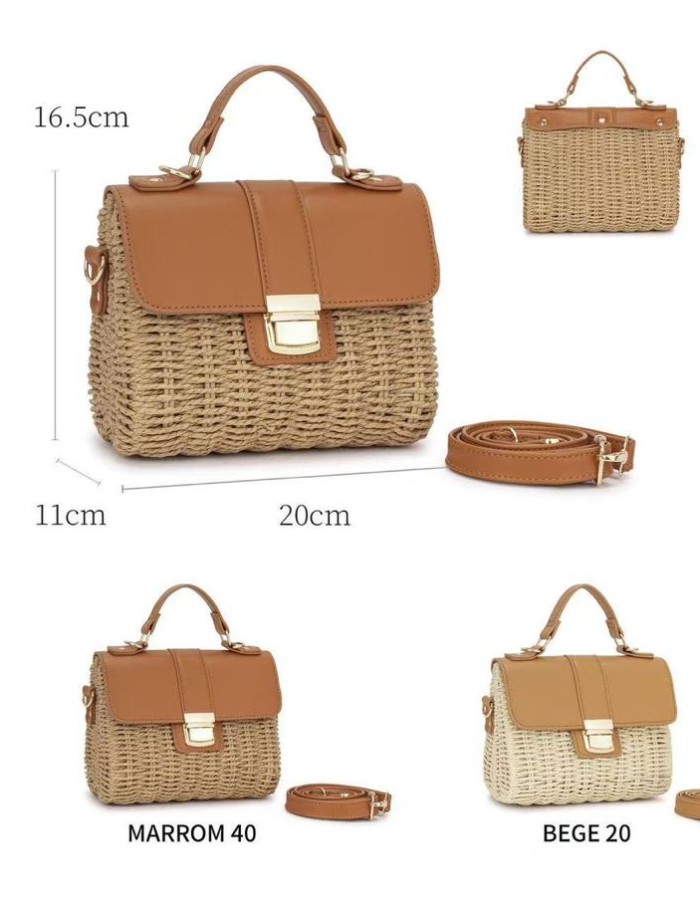 BOLSA DE PALHA 