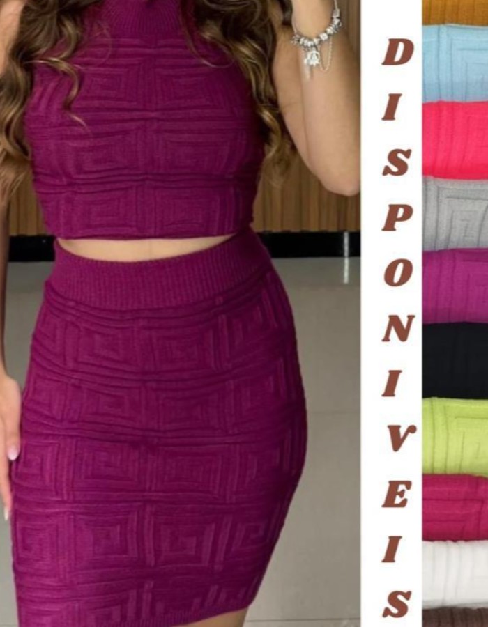 CONJUNTO EM TRICOT  