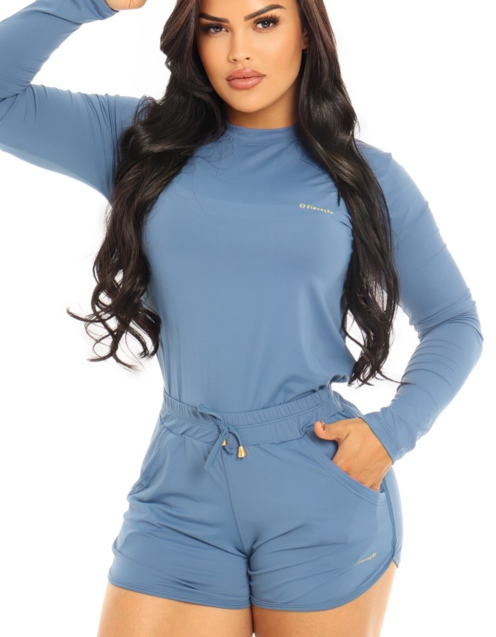 Short com bolso Poliamida proteção UVB 50 + ( Solicitar cores) 