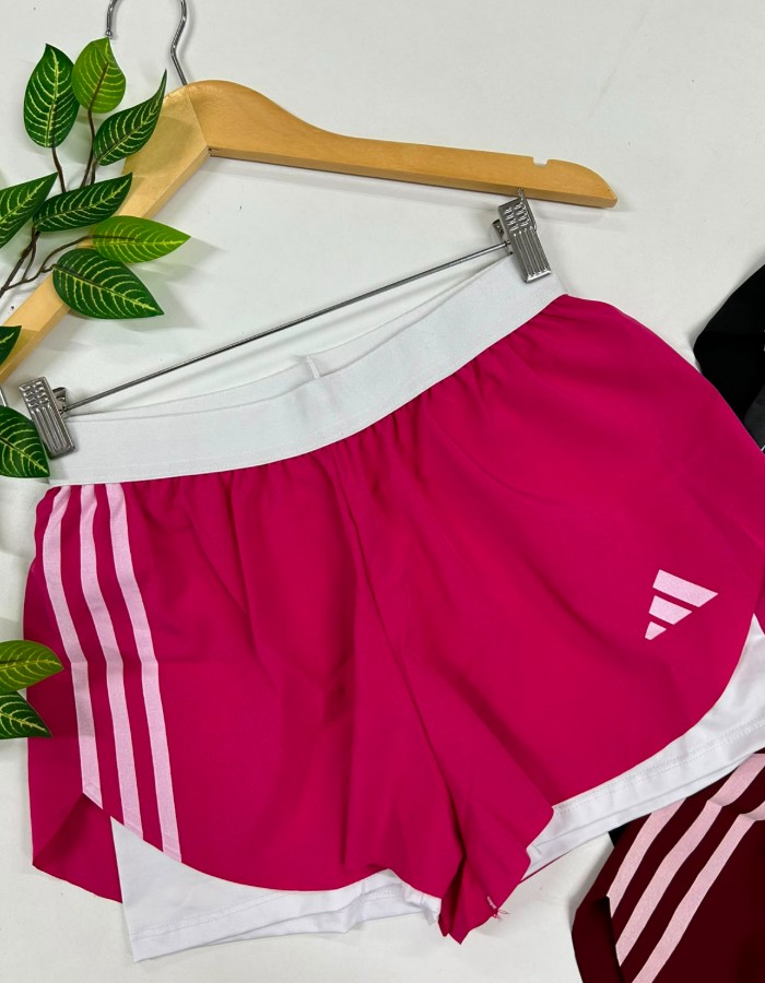 SHORT DUPLO ADIDAS FAIXA STYLE