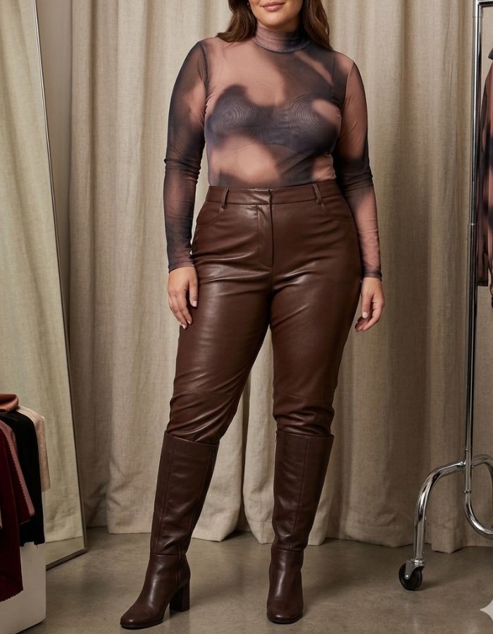 Body em tule Plus Size 