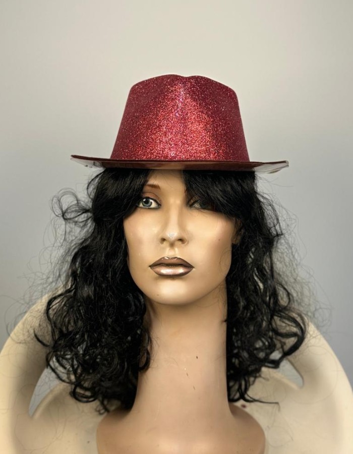 Chapéu Vermelho Brilhoso