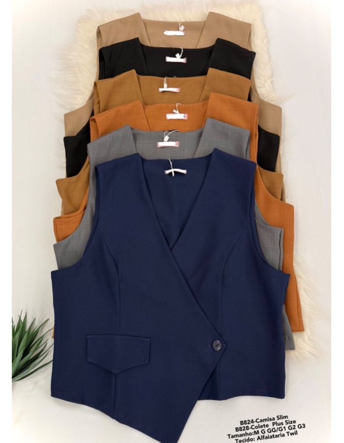 colete Plus Size 