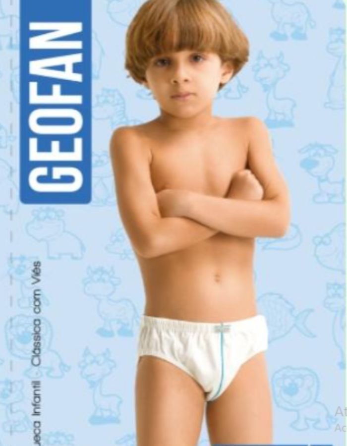 KIT CUECA INFANTIL CLÁSSICA VIÉS C/3 UNIDADES GEOFAN