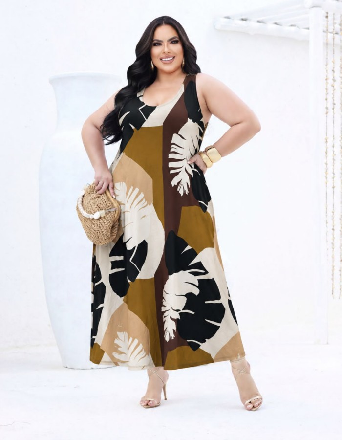 VESTIDO LONGO GG