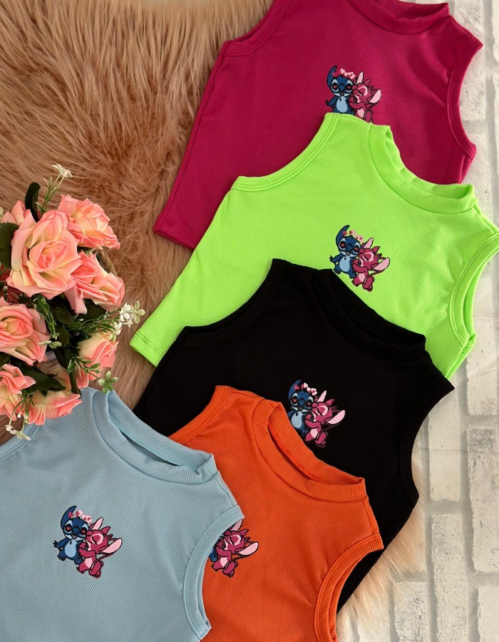 CROPPED JUVENIL STITCH E ANGEL 