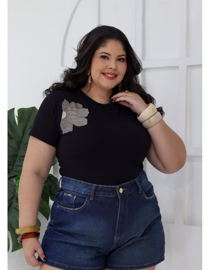 Produto t-shirt-ref-909-gg-flor-de-lado 0