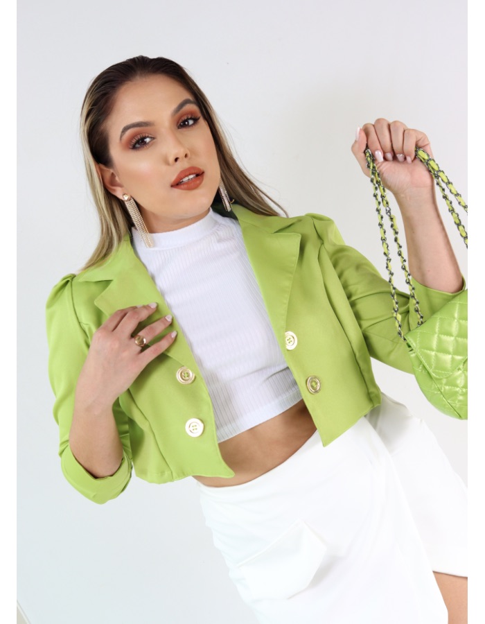 Mini Blazer botões 