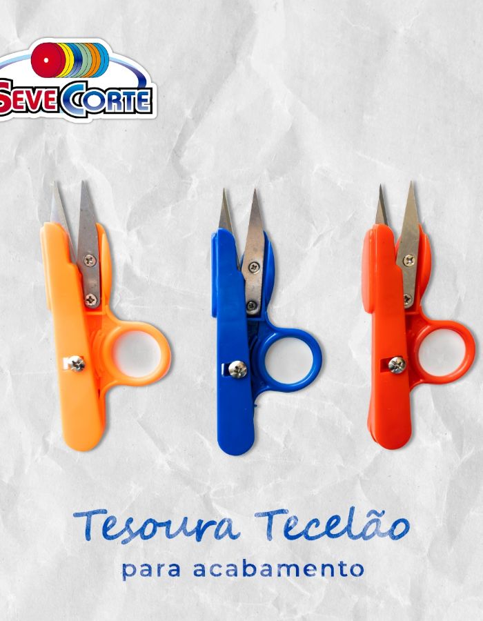TESOURA TECO COLORIDO TC 800B